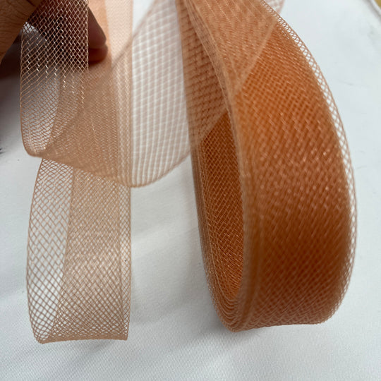 1" Wide Crinoline Webbing Horse hair Trim Braid for Sewing 100% Nylon | Lace USA - 1" Horse Hair