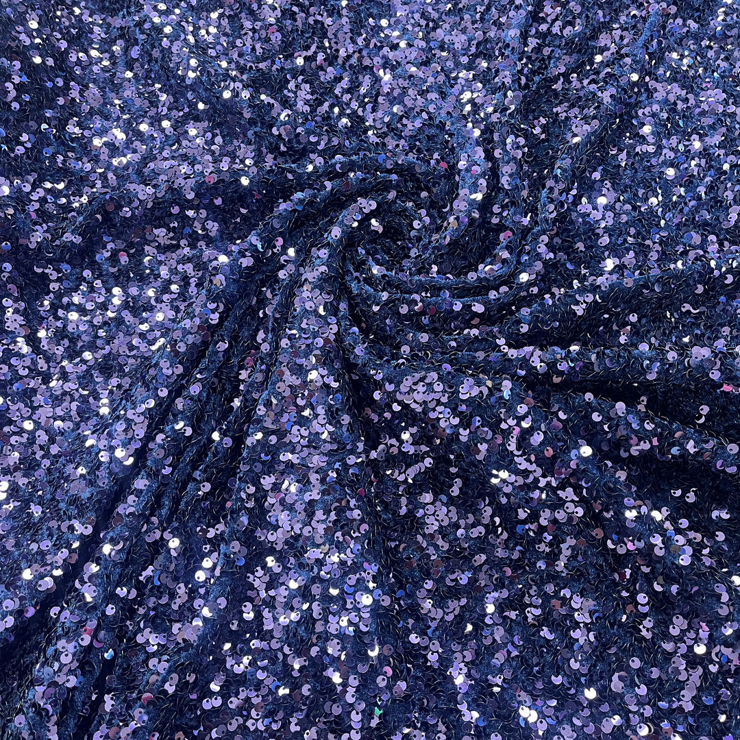 2Way Stretch Velvet Fabric with Sequin | LaceUSA  GD-1782
