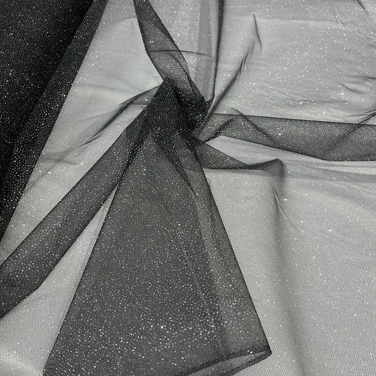 Glitter Mesh Fabric – 60" Wide Sparkle Net for Dresses & Costumes | Lace USA - Glitter Mesh