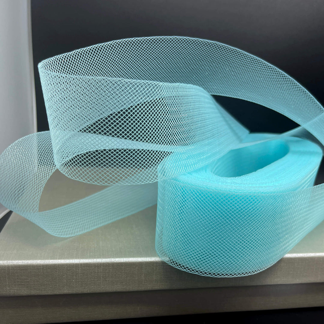 2" Wide Stiff Crinoline Webbing Horsehair Trim Braid | Crinoline Trim for Dress Hems, Millinery & Costume Design  | Lace USA - Horse Hair 2" Wide (Copy)