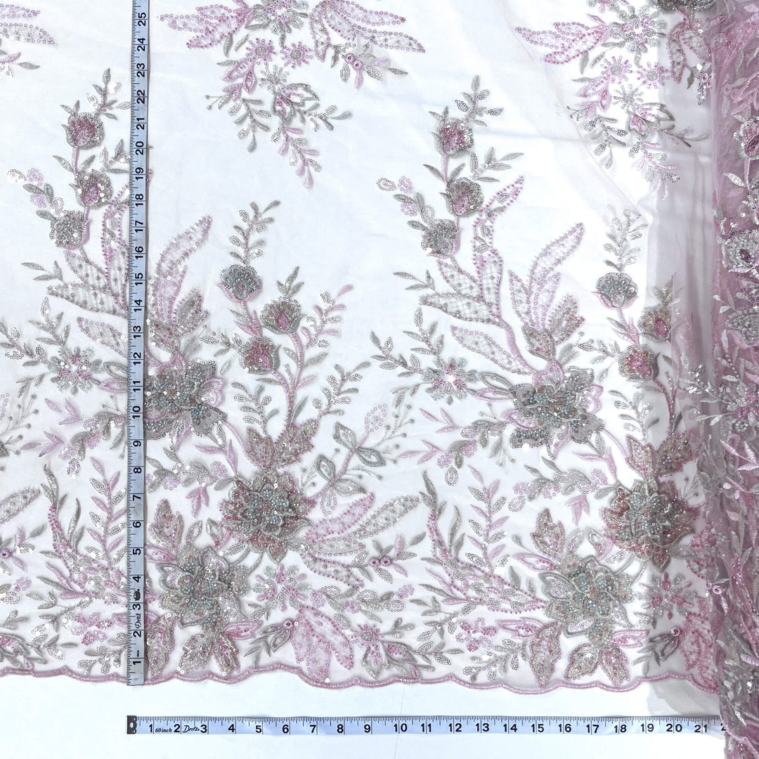 Beaded 3D Floral Lace Fabric – Embroidered Bridal, Quinceañera Lace | Lace USA -  GD-26230