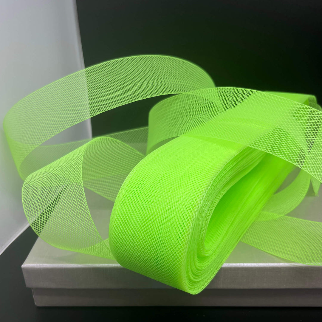 2" Wide Stiff Crinoline Webbing Horsehair Trim Braid | Crinoline Trim for Dress Hems, Millinery & Costume Design  | Lace USA - Horse Hair 2" Wide (Copy)