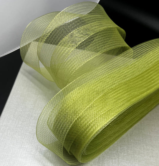 2" Wide Stiff Crinoline Webbing Horsehair Trim Braid | Crinoline Trim for Dress Hems, Millinery & Costume Design  | Lace USA - Horse Hair 2" Wide (Copy)