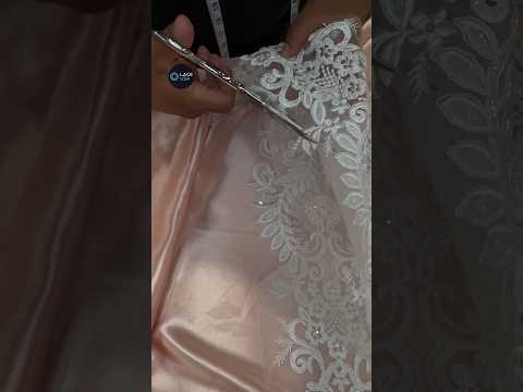 Beaded & Corded Bridal Lace Fabric Embroidered on 100% Polyester Net Mesh | Lace USA - 97160W-HB