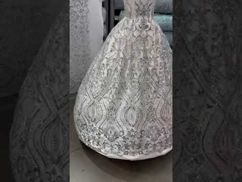 Bridal Lace - Quinceneara Fabric - LaceUSA GD210901- un