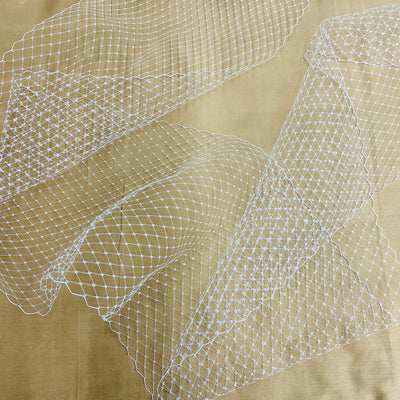 Bandeau Veil Mesh or Birdcage Veil By The Yard | Lace USA